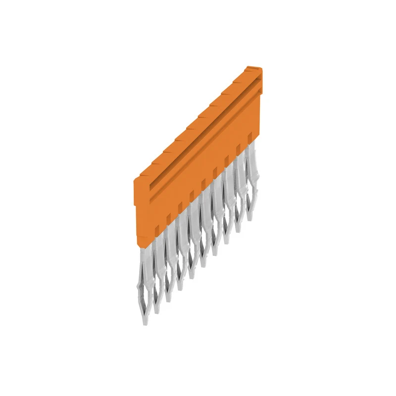 Cross-connector (terminal), Plugged, orange, 32 A, Number of poles: 10, Pitch in mm: 6.10, Insulated: Yes, Width: 58.7 mm