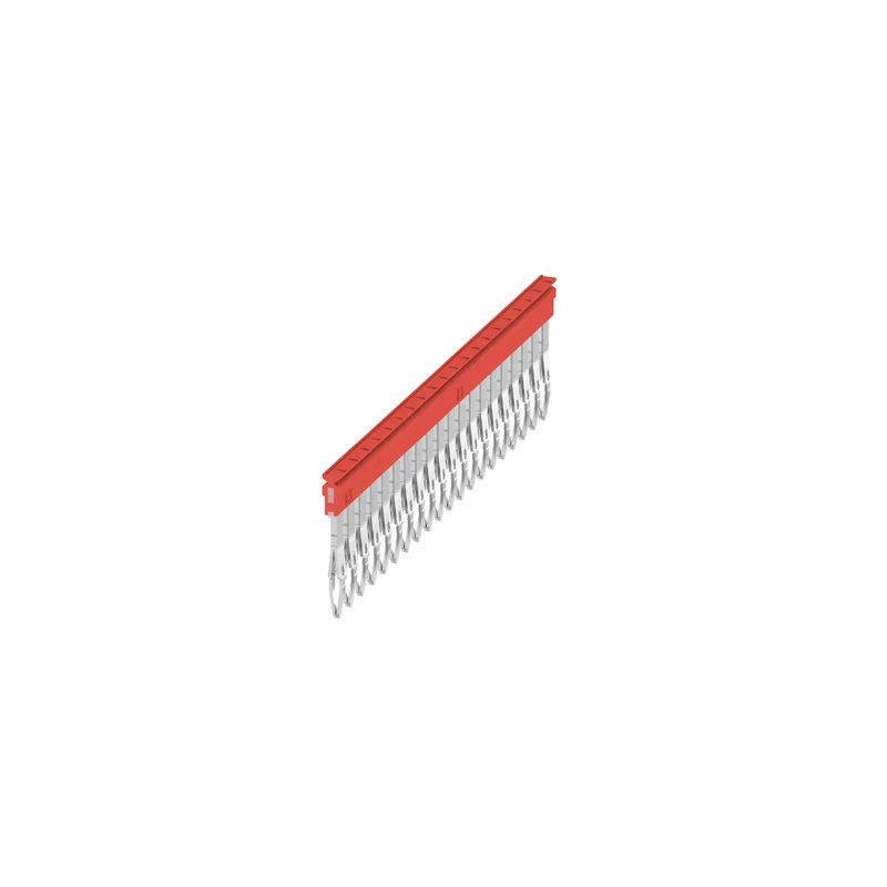 Cross-connector (terminal), Plugged, red, 24 A, Number of poles: 20, Pitch in mm: 5.10, Insulated: Yes, Width: 102 mm