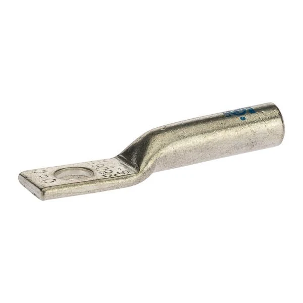 LUG COMPRESSION LONG BARREL #6 COPPER 1/4" HOLE BLUE