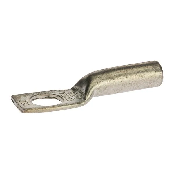 LUG COMPRESSION LONG BARREL #4 COPPER 3/8" HOLE GREY