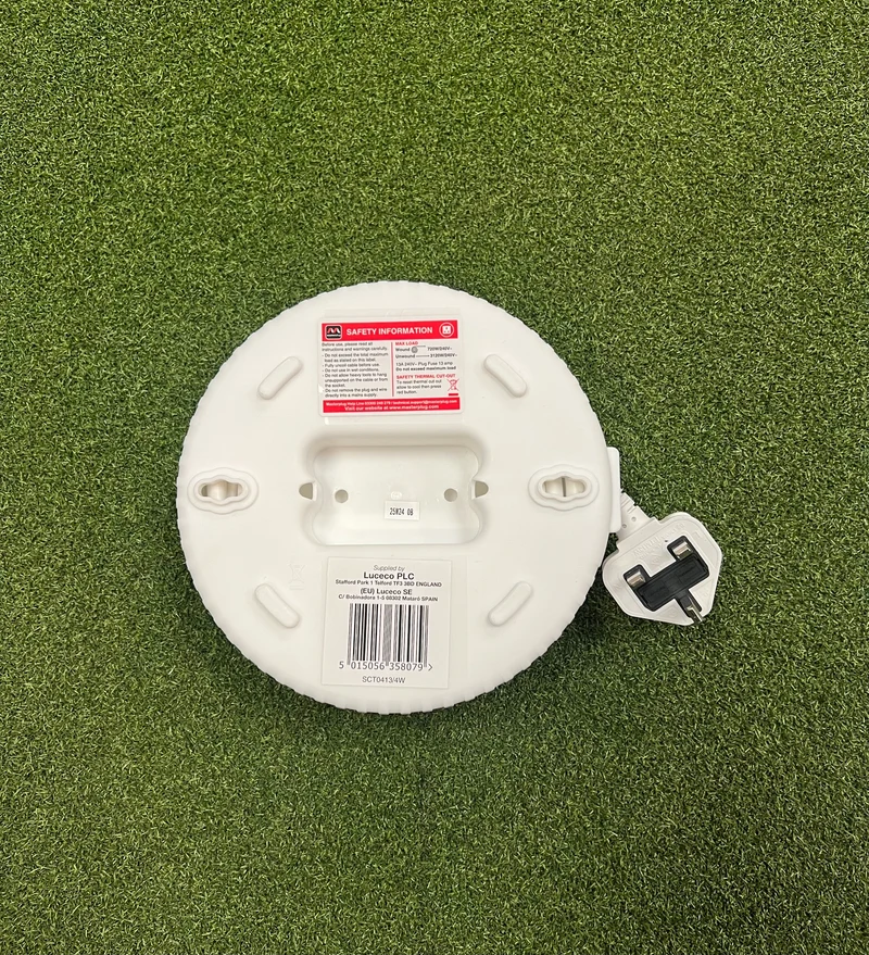 4-Gang, Small White 4m Cassette Reel