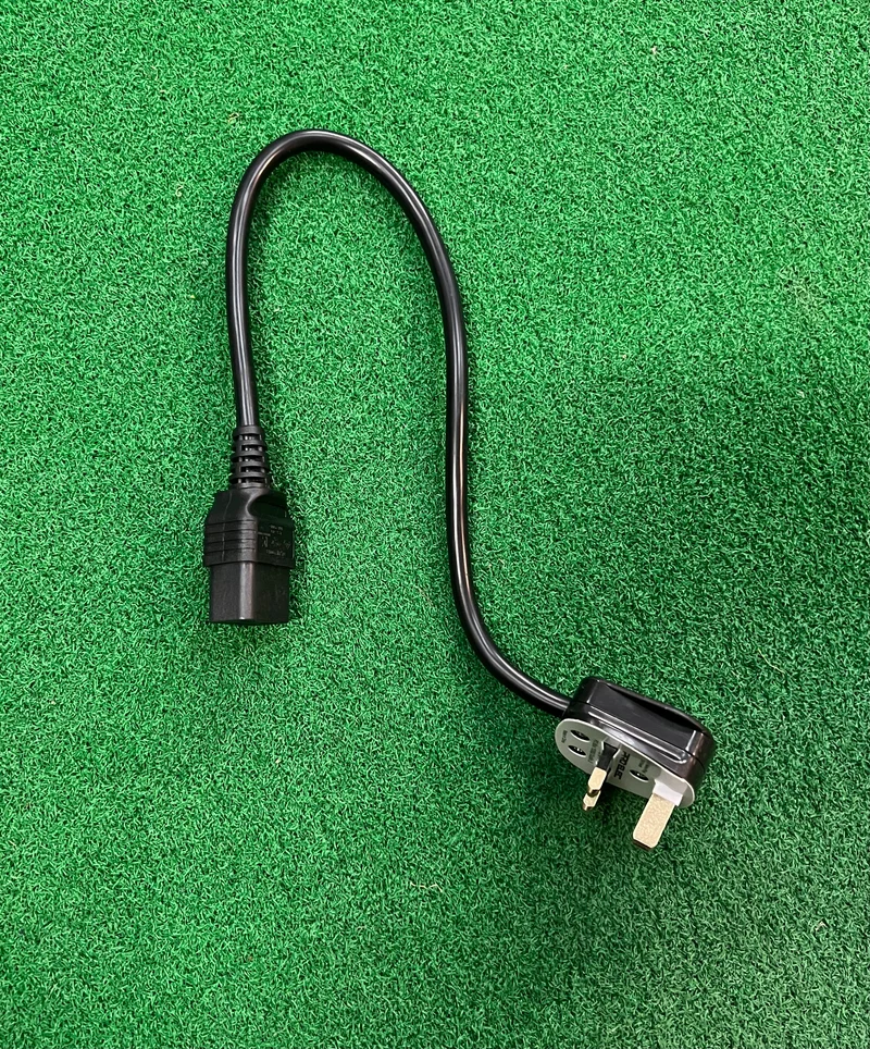 C19 IEC Socket Moulded to a 3 Core, 1.5sqmm Straight PVC Cable