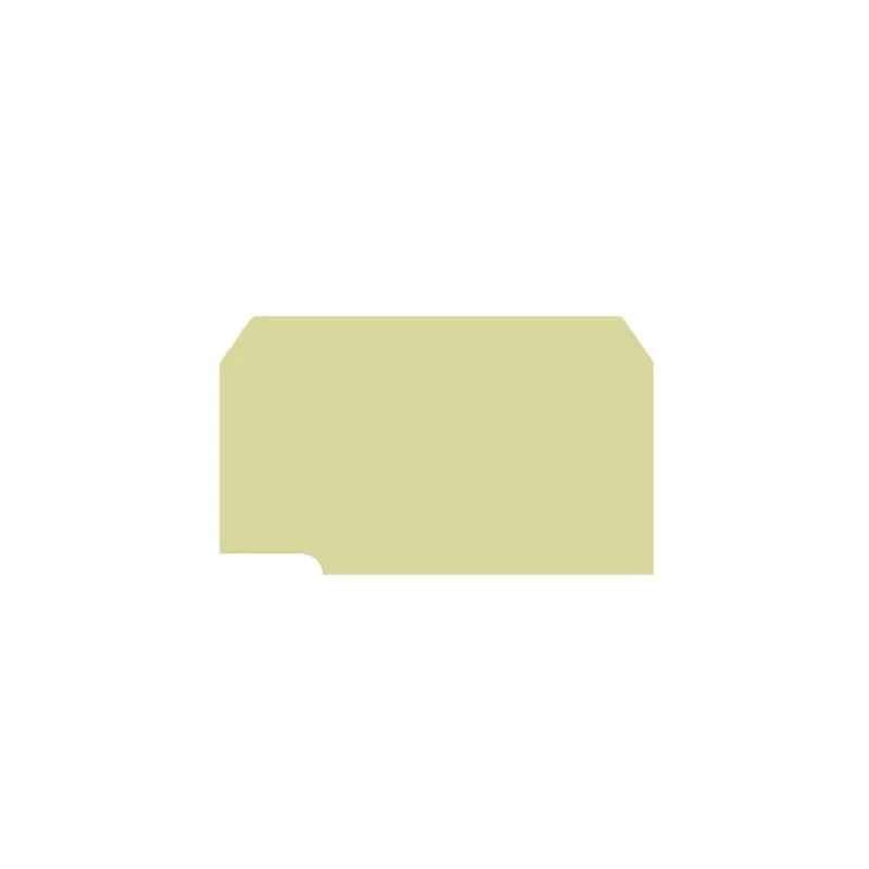 End plate (terminals), beige, Height: 42 mm, Width: 1.5 mm, V-2, PA 66