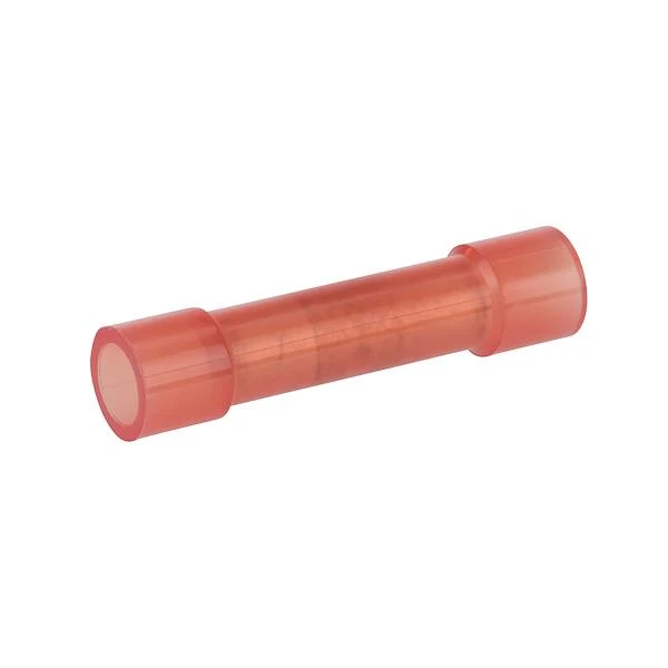 BUTT SPLICE NYLON INSULATED #22-18 WIRE RED