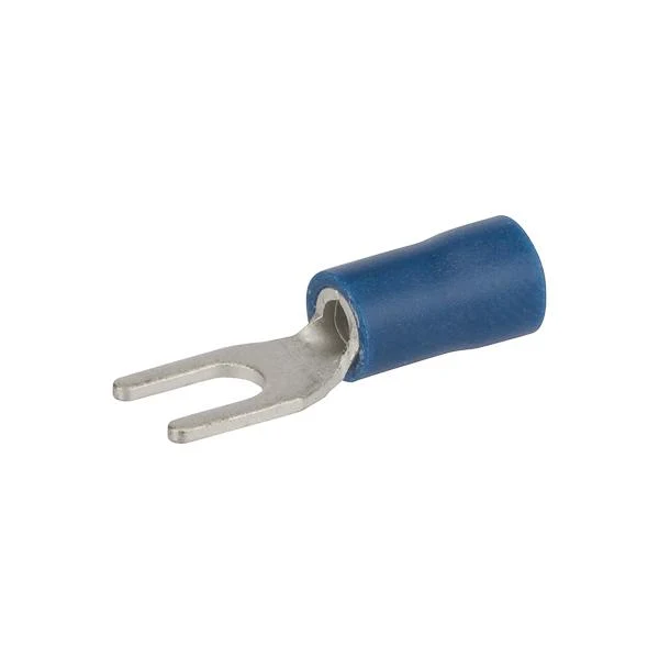 TERMINAL FORK VINYL INSUL. #16-14 WIRE #6 STUD BLUE