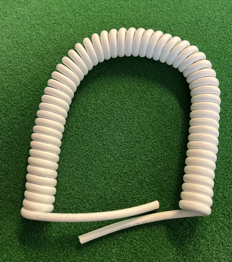5 Core 2.5sqmm Coiled LSZH White Power Cable