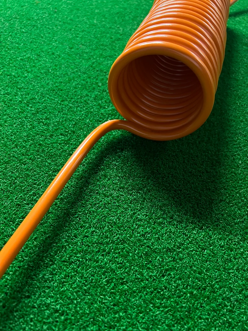 Orange 3 Core 1.5sqmm Hytrel Coiled Cable