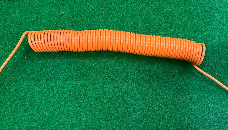 Orange 3 Core 1.5sqmm Hytrel Coiled Cable