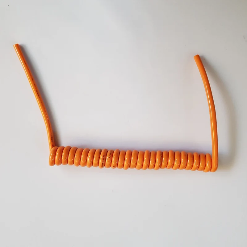 3 Core 2.5sqmm Coiled Orange PUR Power Cable
