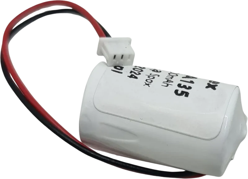 Pile ER14250 3.6V 1/2AA PLC automate connecteur 2 fils