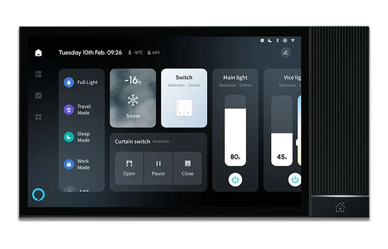 Smartify Amplificador e Painel Controlo 8" Tuya Smartlife WiFi c/ Hub Zigbee e Alexa