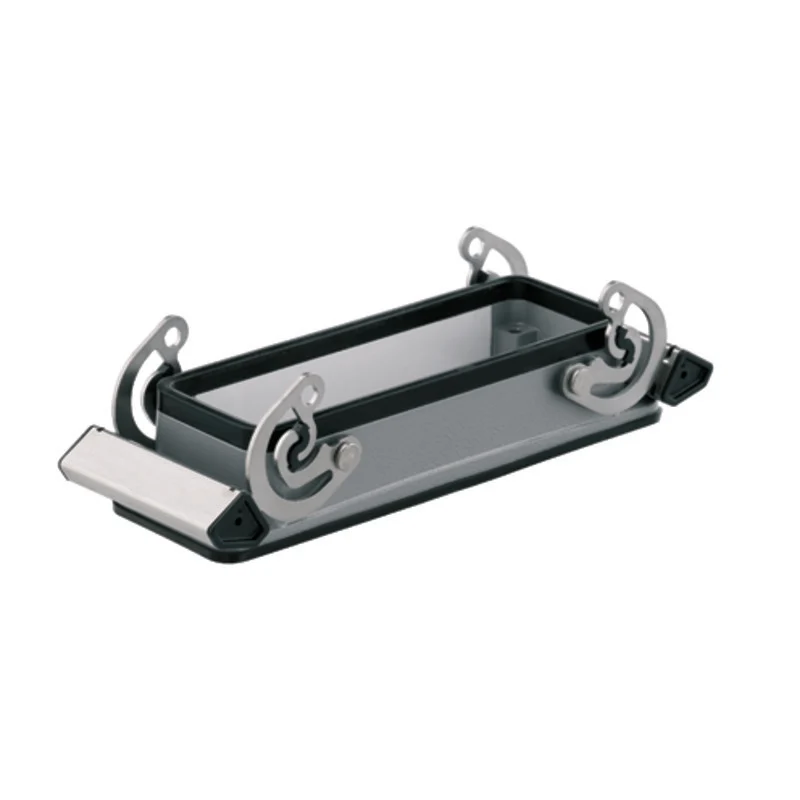 Housing, Bulkhead housing, Side-locking clamp on lower side, Side-locking clamp not replaceable, Size: 8, IP65 (in plugged condition)