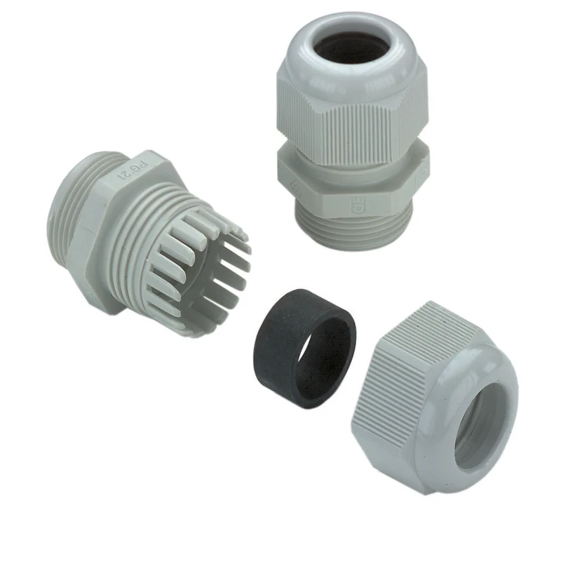 Cable gland (plastic), VG K, straight, M 20, 10 mm, OD min. 6 - OD max. 12 mm, IP54, IP66, IP67, IP68 - 5 bar (30 min.), Polyamide 6