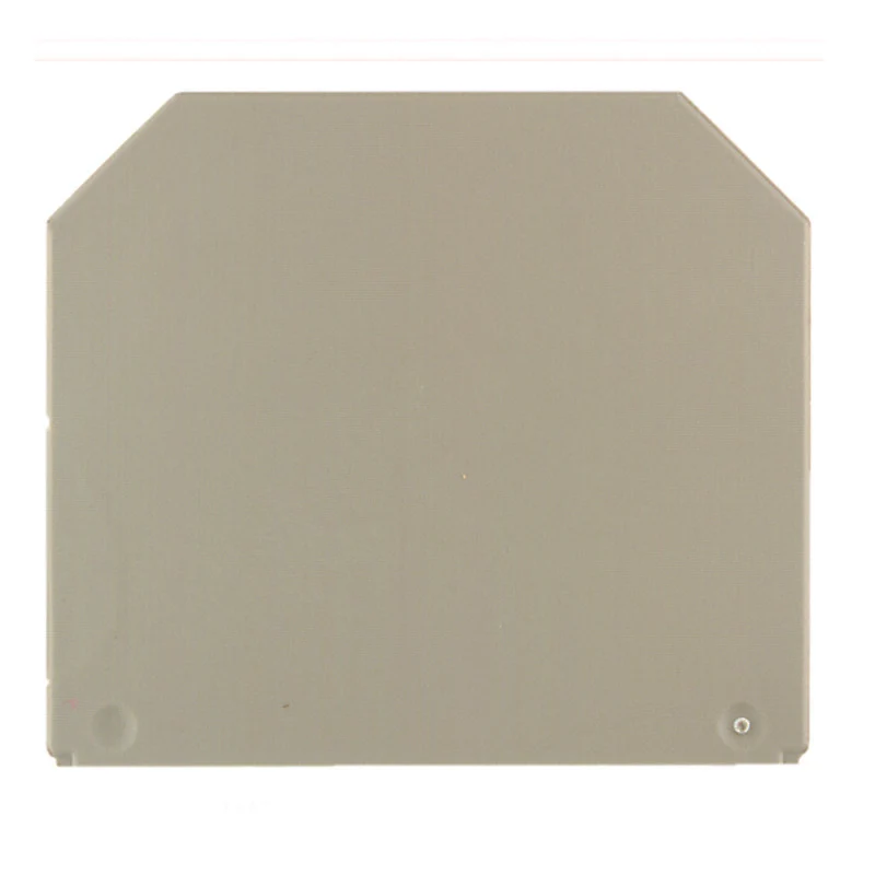 End and partition plate for terminals, dark beige, Height: 56 mm, Width: 1.5 mm, V-0, Wemid