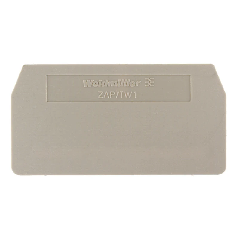 Partition plate (terminal), dark beige, Height: 59.3 mm, Width: 2 mm, V-0, Wemid