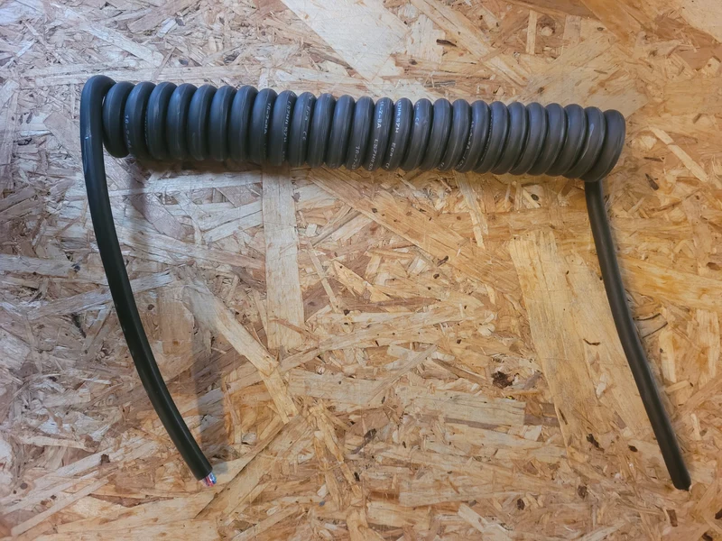 12 Core 0.5sqmm Black Coiled LSZH Data/ Power Cable
