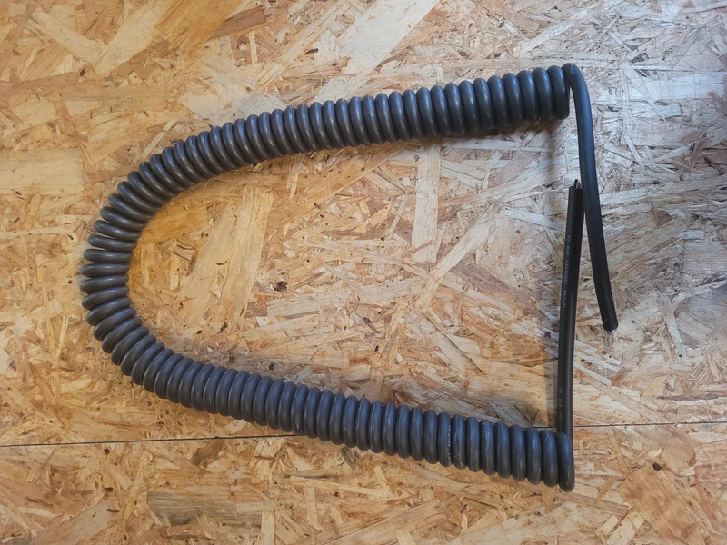 12 Core 0.5sqmm Black Coiled LSZH Data/ Power Cable