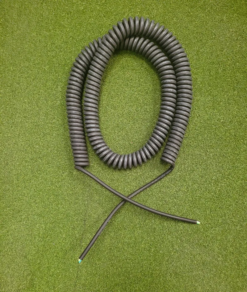8 Core, 0.5sqmm Black Coiled LSZH Power/ Data Cable