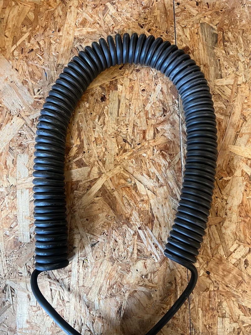 3 Core 1.5sqmm Black LSZH Cable, 650mm Coil