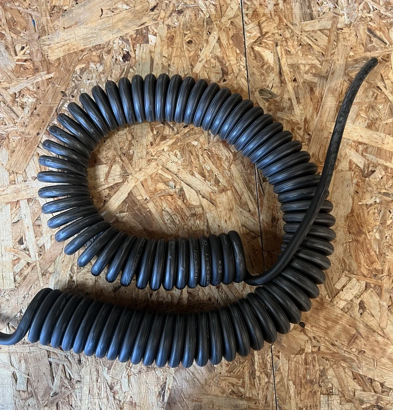 3 Core 1.5sqmm Black LSZH Cable, 650mm Coil