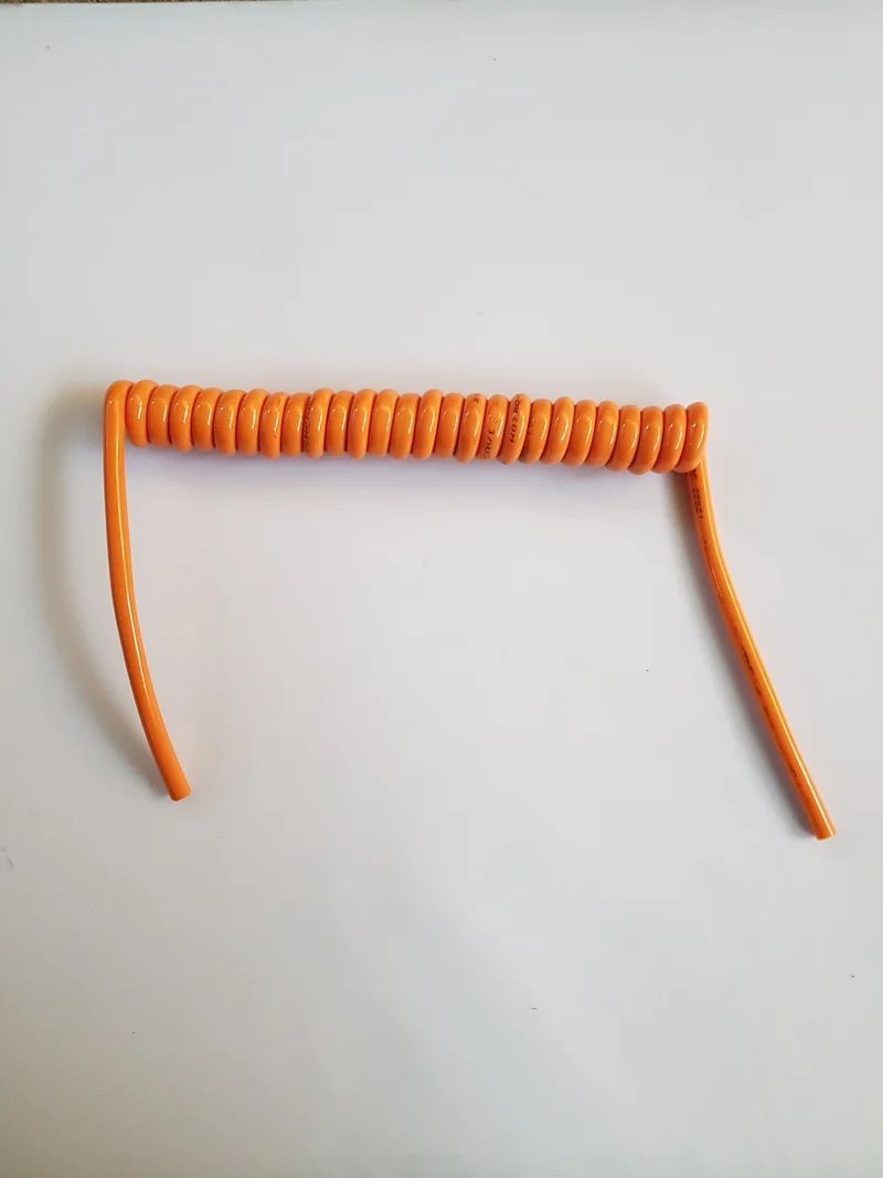 4 Core 1.5sqmm Coiled Orange PUR Cable