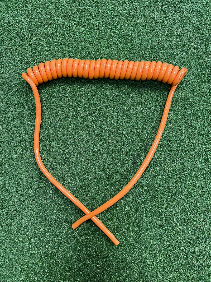 2 Core 1.5sqmm Coiled Orange PUR Power Cable