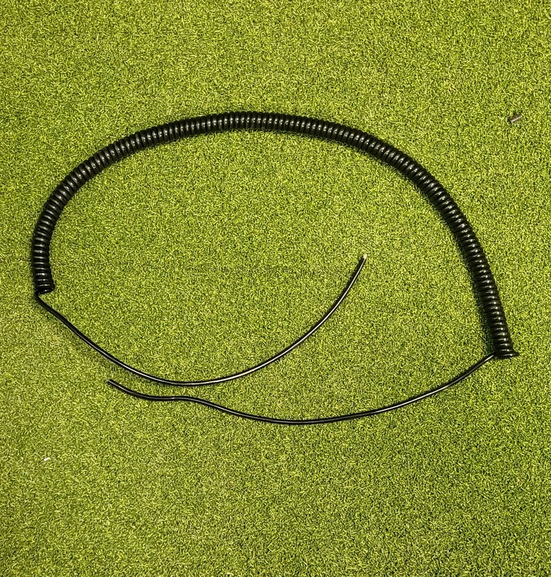 4 Core 0.081sqmm Coiled Black PUR Power/ Data Cable