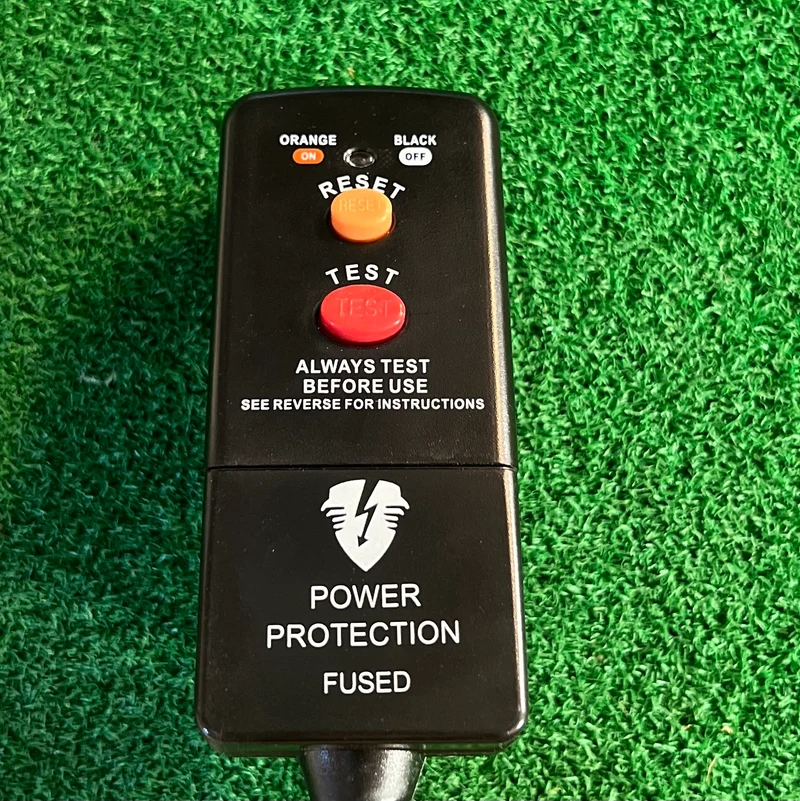 Extra Safe Outdoor Extension Lead with RCD Plug and 4-way Socket