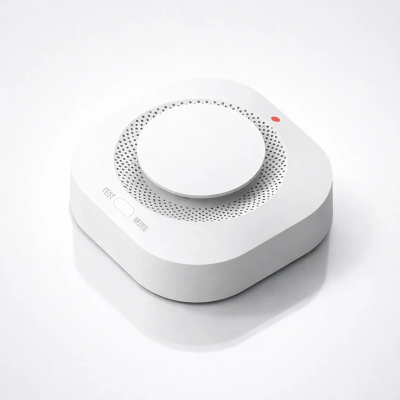 Détecteur de Fumée Sans Fil 433 MHz – Compatible Kit Système d'Alarme Maison