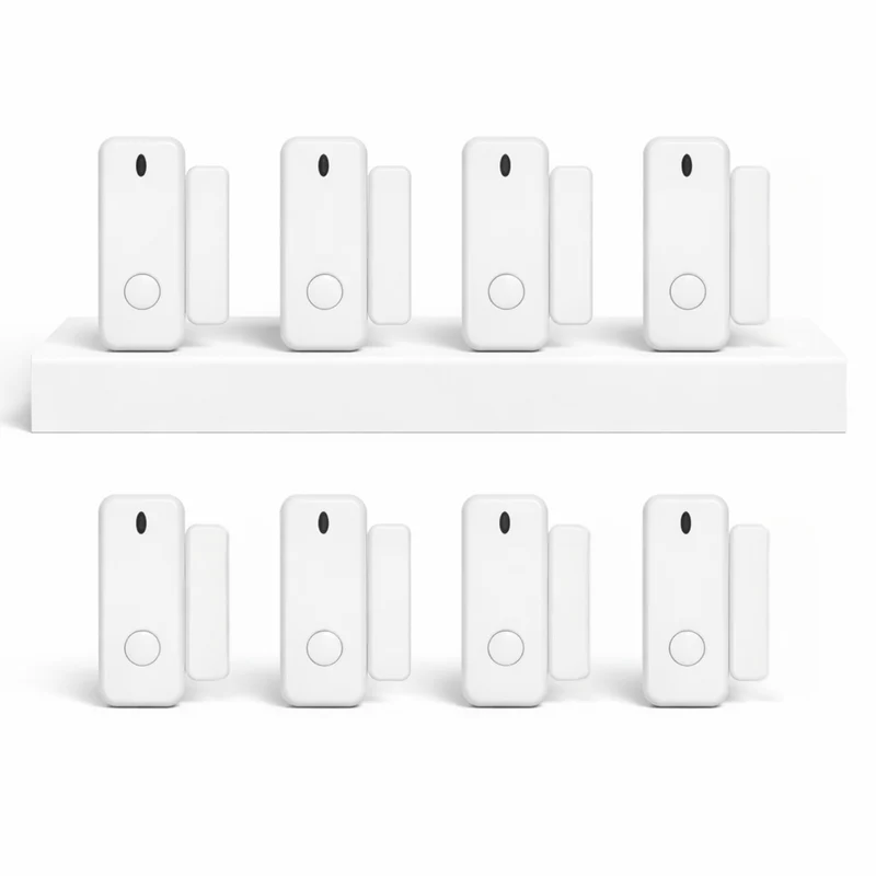 Détecteur d’Ouverture Porte et Fenêtre Sans Fil 433 MHz – Compatible Système d’Alarme Maison