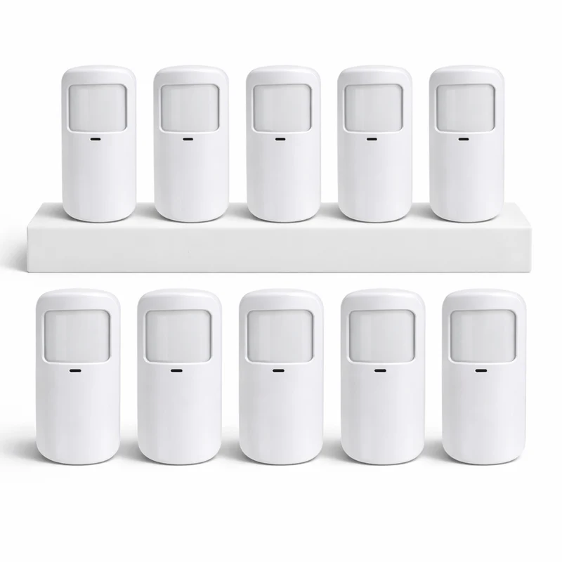 Détecteur de Mouvement PIR Sans Fil 433 MHz Anti-Animaux – Compatible Système d’Alarme Maison