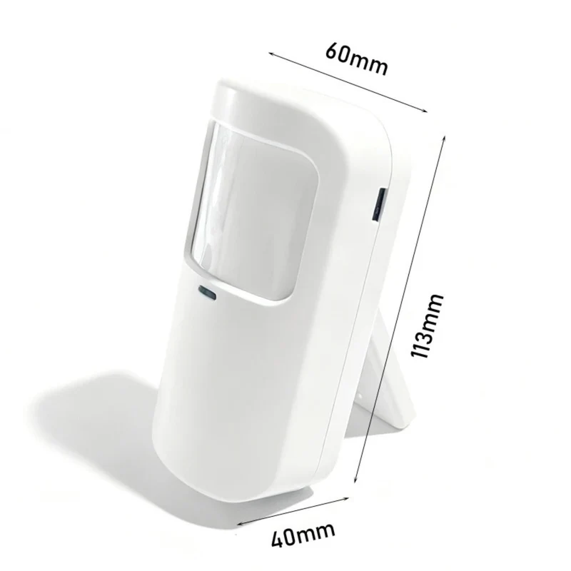 Détecteur de Mouvement PIR Sans Fil 433 MHz Anti-Animaux – Compatible Système d’Alarme Maison