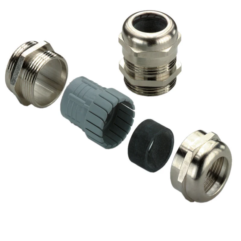 Cable gland (metal), VG MS, straight, PG 11, 6 mm, OD min. 5 - OD max. 10 mm, IP54, IP66, IP67, IP68 - 5 bar (30 min.), IP69K, Brass, nickel-plated