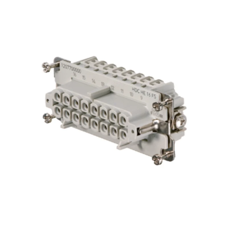 Contact insert (industry plug-in connectors), Female, 500 V, 16 A, Number of poles: 16, Screw connection, Size: 6
