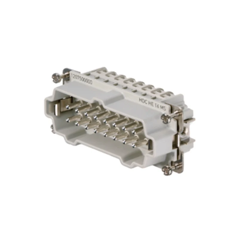 Contact insert (industry plug-in connectors), Male, 500 V, 16 A, Number of poles: 16, Screw connection, Size: 6