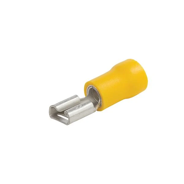 LUG FEMALE DISCONNECT VINYL #12-10 WIRE YELLOW