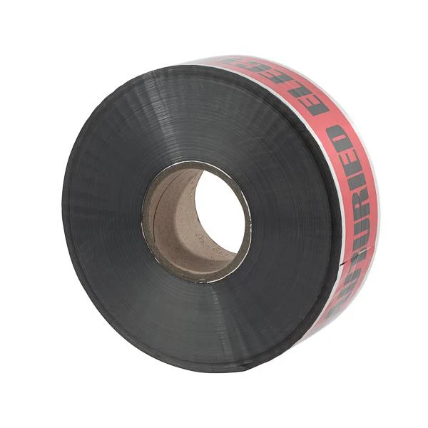BURIED TAPE 3"X1000' CAUTION BURIED ELECTRIC LINE BELOW