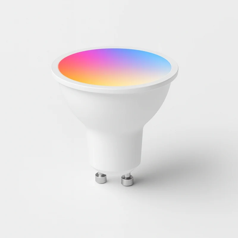 Ampoule LED Connectée WiFi Matter – E27 / E14 / GU10 – 16 Millions de Couleurs RGB + Blanc Chaud / Froid
