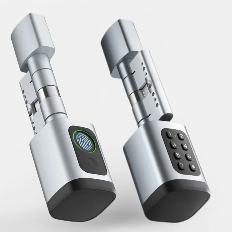 Serrure intelligente biométrique Tuya étanche IP65 | Poignée de porte connectée Bluetooth & WiFi