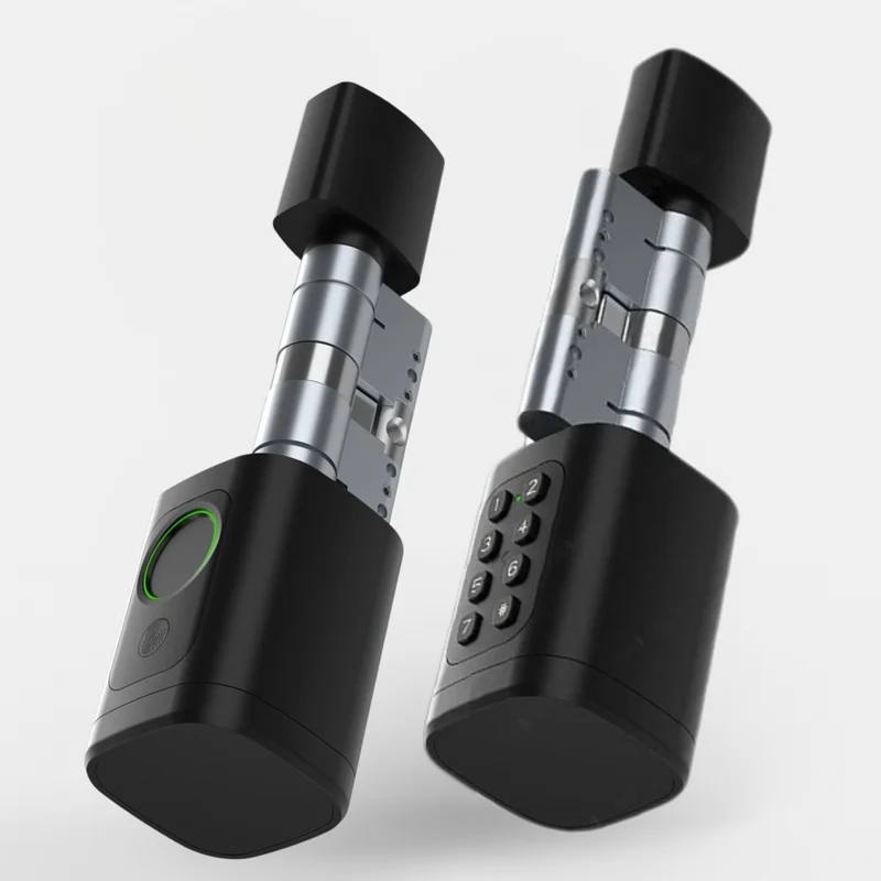 Serrure intelligente biométrique Tuya étanche IP65 | Poignée de porte connectée Bluetooth & WiFi