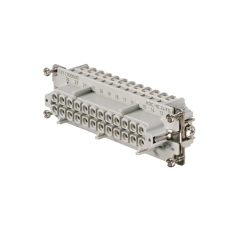 Contact insert (industry plug-in connectors), Female, 500 V, 16 A, Number of poles: 24, Screw connection, Size: 8