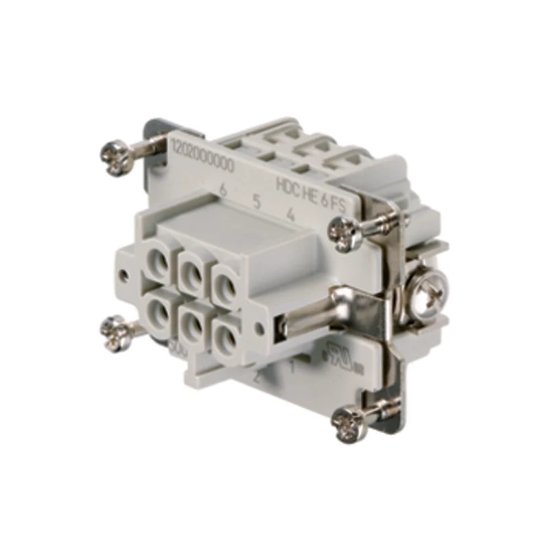 Contact insert (industry plug-in connectors), Female, 500 V, 24 A, Number of poles: 6, Screw connection, Size: 3