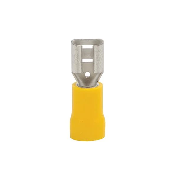 LUG FEMALE DISCONNECT VINYL #12-10 WIRE YELLOW