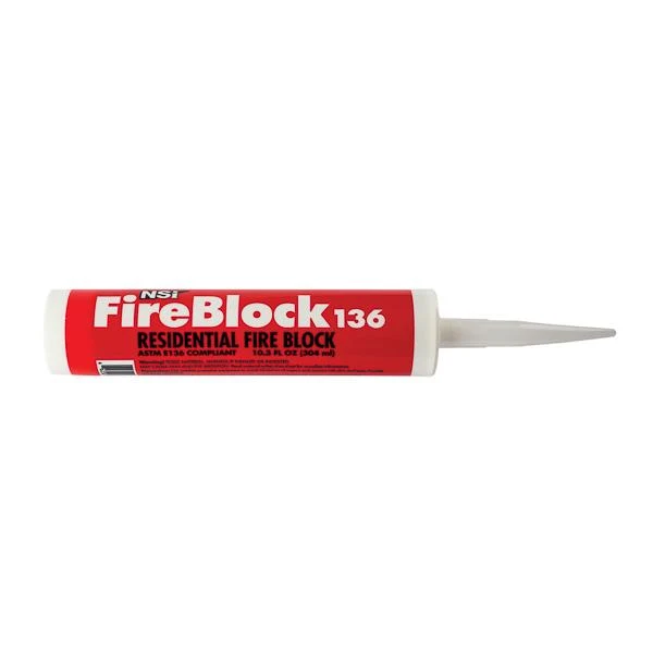 CAULK RESIDENTIAL FIRE BLOCK FOR WIRE & CONDUIT RED