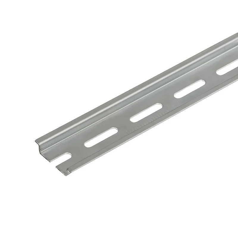 Terminal rail, Steel, galvanic zinc plated and passivated, Width: 2000 mm, Height: 35 mm, Depth: 7.5 mm, Slit width: 5.20 mm, Slit length: 25.00 mm