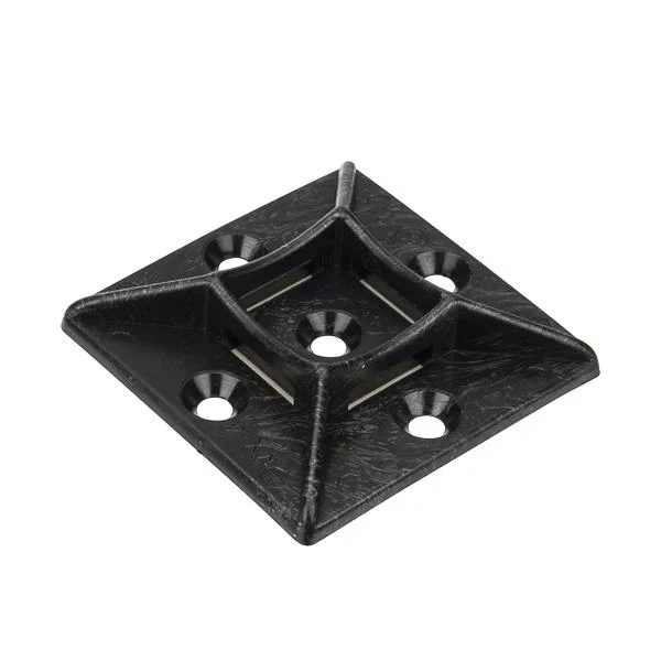 NSI Industries - CABLE TIE MOUNTING BASE 0.75X0.75" NYLON UV BLACK