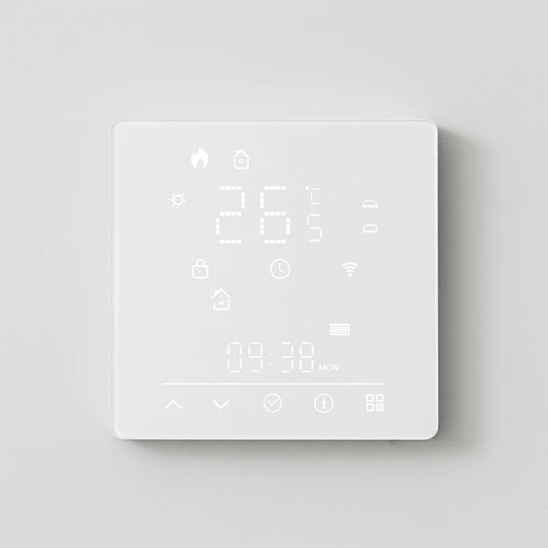 Thermostat Connectée WIFI Matter Tuya - Chauffage électrique, gaz & plancher chauffant