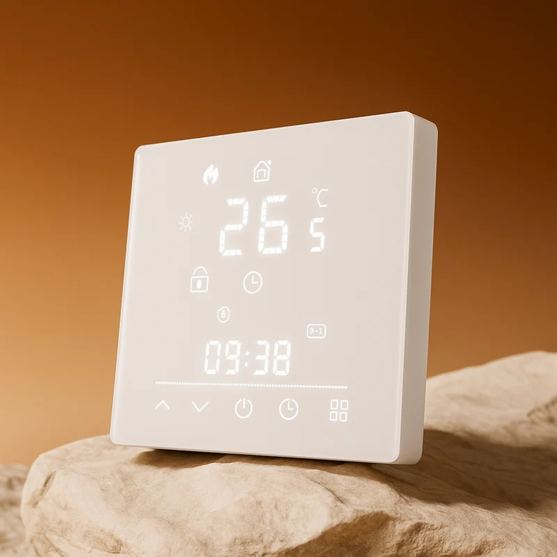 Thermostat Connectée WIFI Matter Tuya - Chauffage électrique, gaz & plancher chauffant