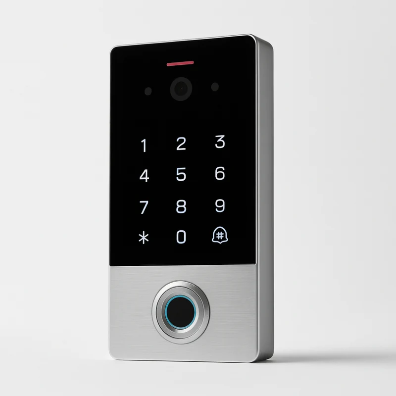 Visiophone Connecté WiFi Tuya avec Digicode & Empreinte digitale