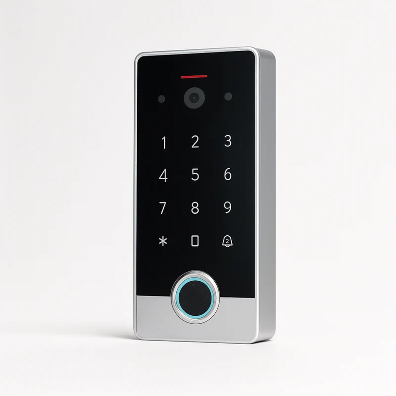 Visiophone Connecté WiFi Tuya avec Digicode & Empreinte digitale